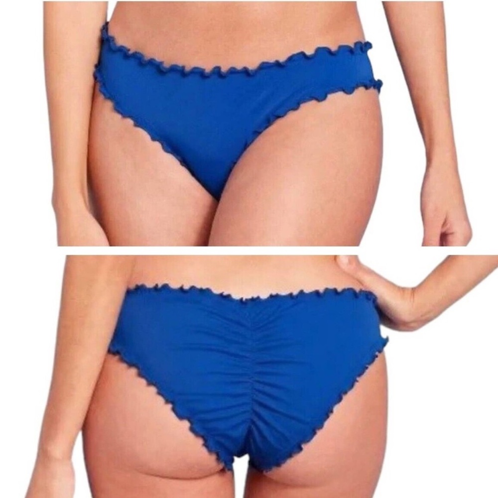 Shade & Shore Ruffled Bikini Bottoms